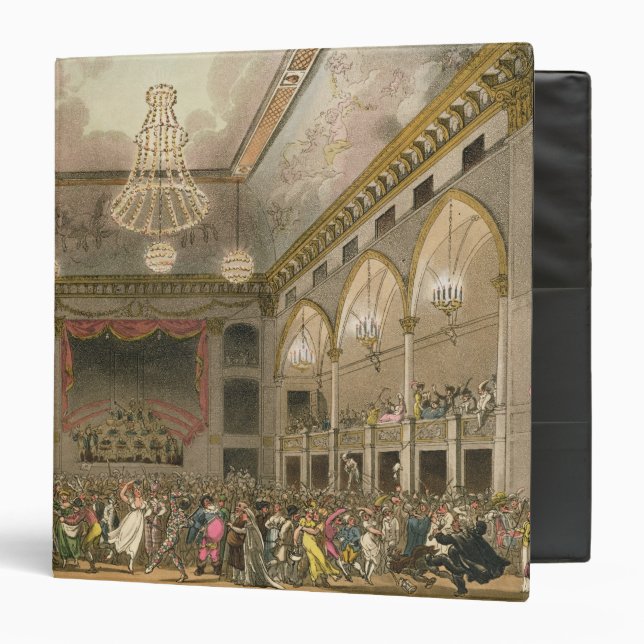 Pantheon Masquerade from 'Ackermann's Microcosm Binder (Front/Inside)