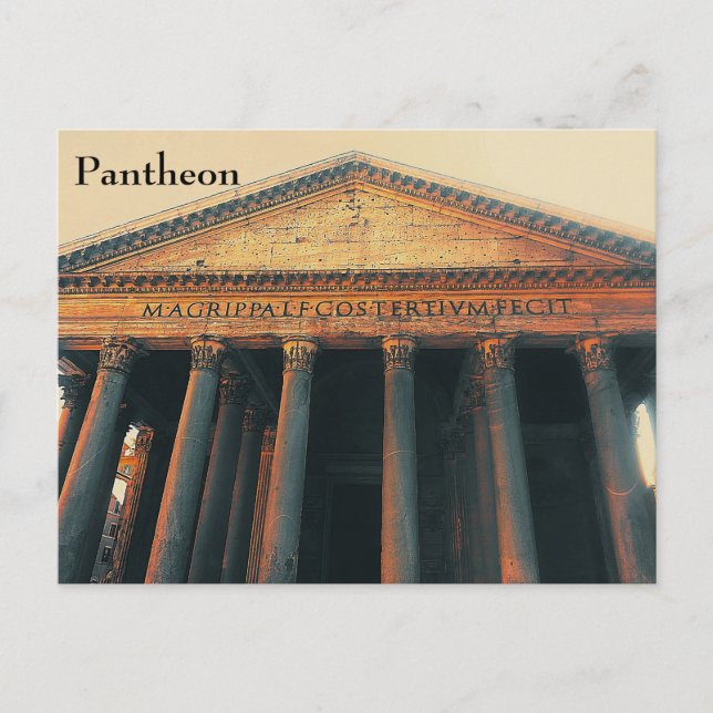 Pantheon Postcard (Front)
