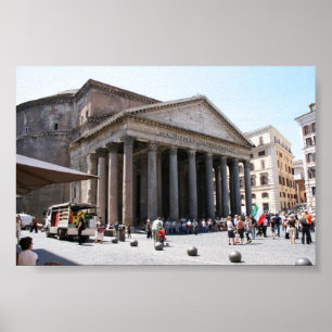 Pantheon, Rome - Summer, 2009 Poster