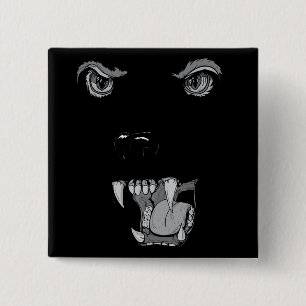 Panther 2 Inch Square Button