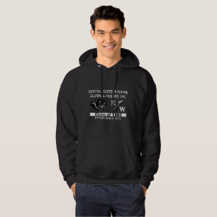 Panther and EW Black Hooded Sweatshirt
