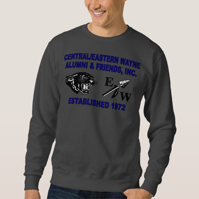 Panther and EW Dark Grey Sweatshirt (Front)