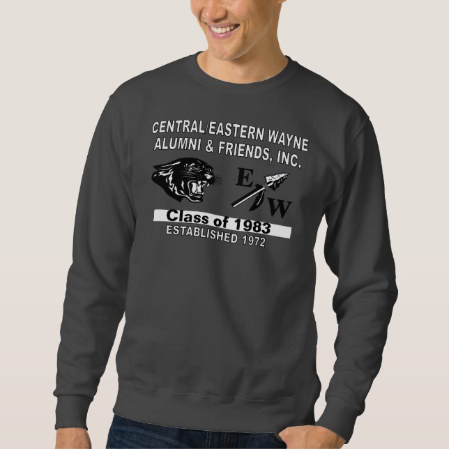 Panther and EW Dark Grey Sweatshirt (Front)