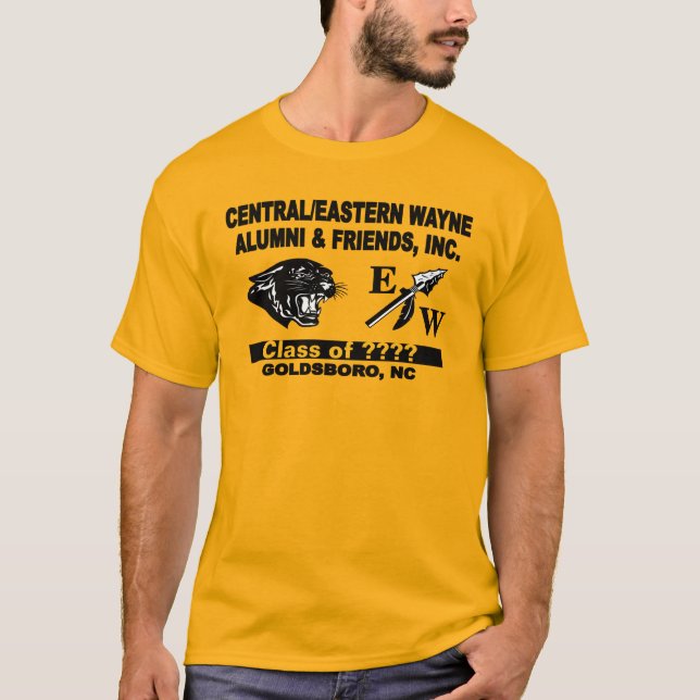 Panther and EW Gold T-Shirt (Front)