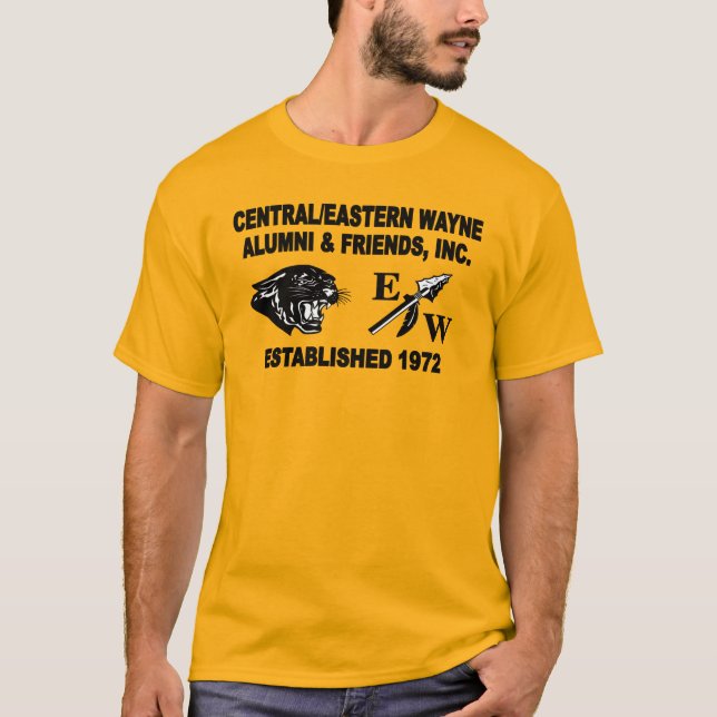 Panther and EW Gold T-Shirt (Front)