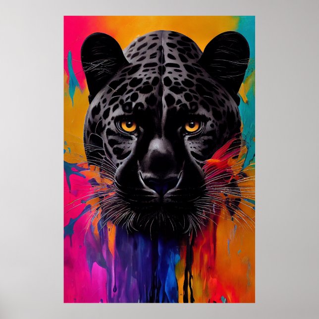 Panther Animal Discovery Adventure Nature Planet E Poster (Front)