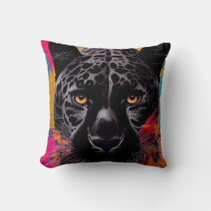 Panther Animal Discovery Adventure Nature Planet E Throw Pillow