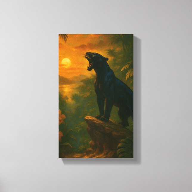 Panther at Dusk — Collector’s Canvas | Orrin (Front)