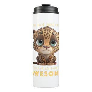 Panther Concentrated Awesome Cute Adorable Funny Thermal Tumbler