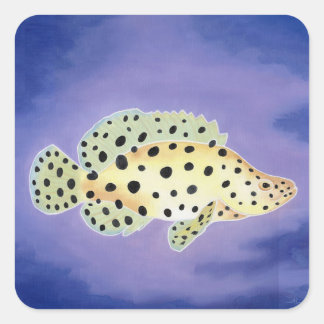Panther Grouper Square Sticker