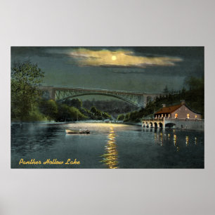 Panther Hollow Lake Vintage Poster