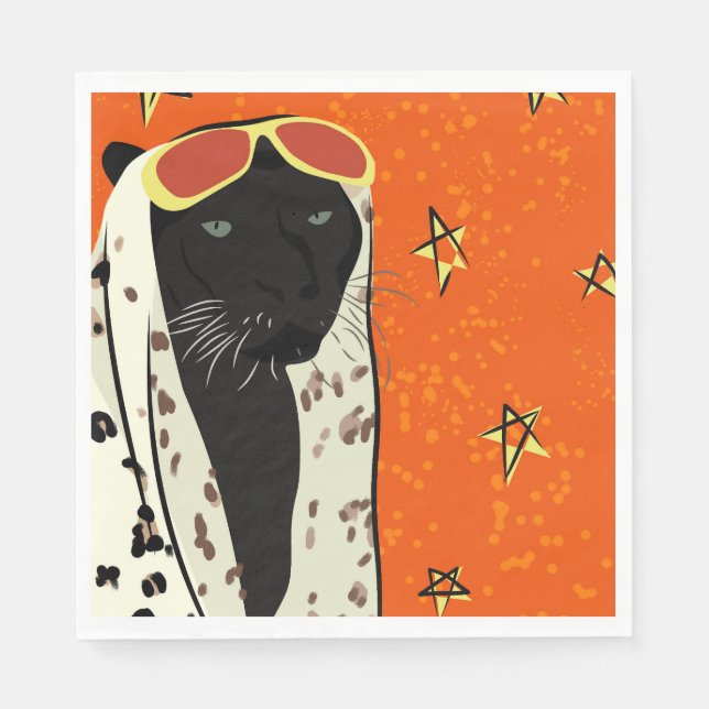 Panther in Style Napkin (Front)
