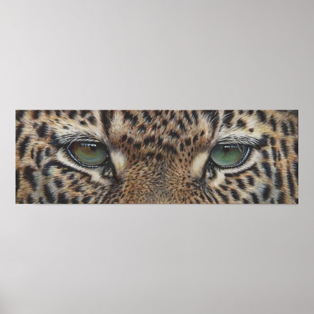 panther leopard eyes poster (Front)