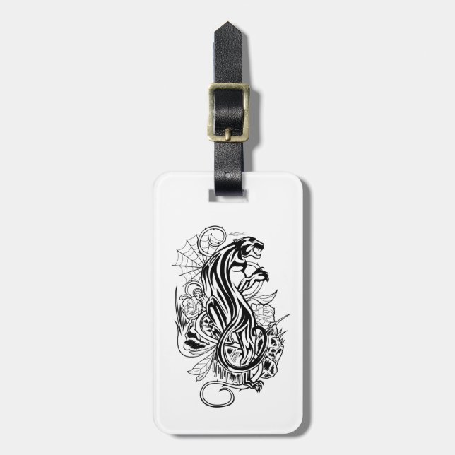 Panther Luggage Tag (Front Vertical)