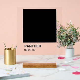 Panther Movie Black - Clear Background Acrylic Sign