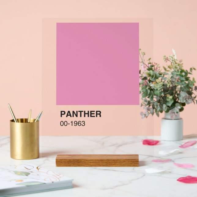 Panther Movie Pink - Arrière - plan clair (Mariage)