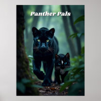Panther Pals - Big and Small Cat