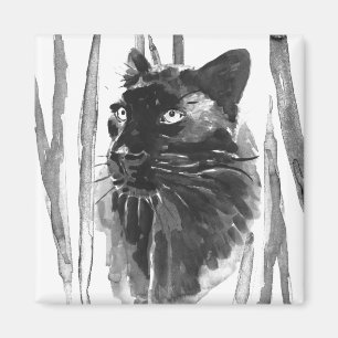 Panther Portrait Magnet