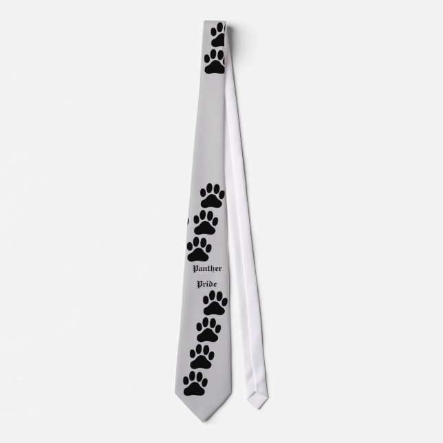 Panther Pride - Customized Tie (Front)