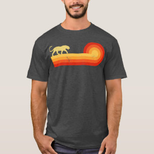 Panther Retro Sunset Vintage 60s 70s for Boys Girl T-Shirt