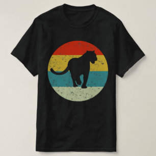 panther retro vintage silhouette 70s T-Shirt