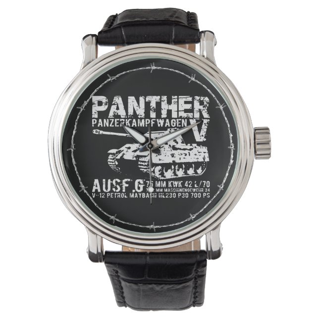 Panther Tank eWatch Watch (Front)