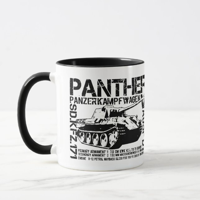 Panther Tank Mug (Left)