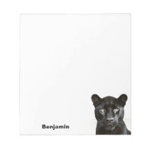 Panther Wild Animal Portrait Personalized Name
