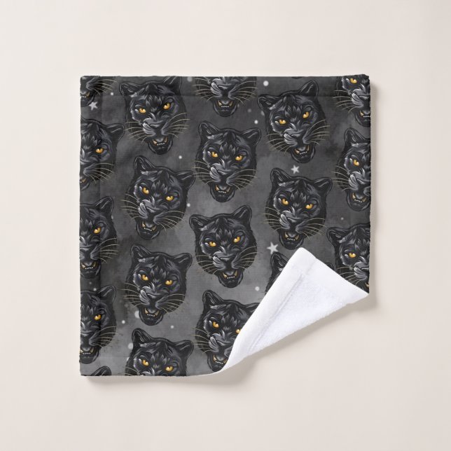 Panthère noire (Gant de toilette)