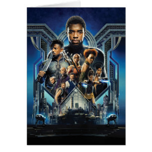 Panthère noire Caractères sur Wakanda