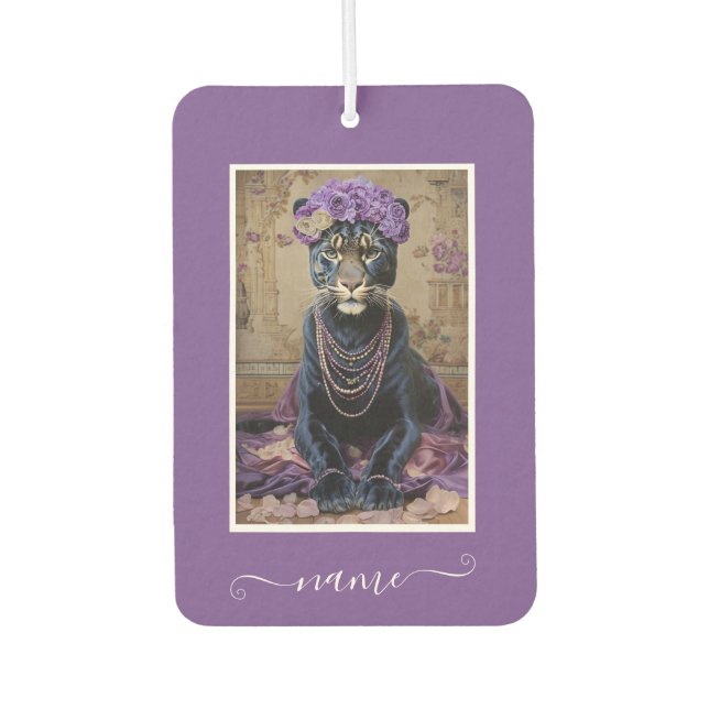 Panther's Floral Air Freshener (Front)