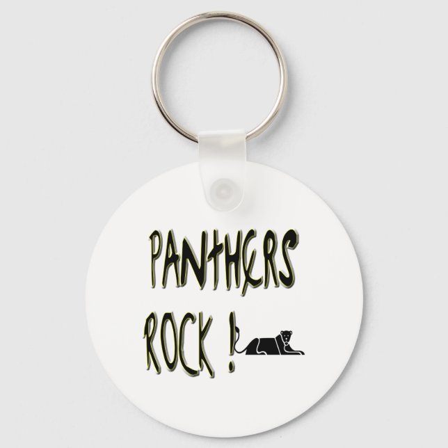 Panthers Rock! Keychain (Front)