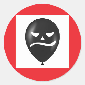 panting frame cool right  classic round sticker