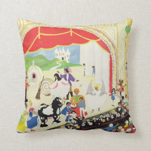 Pantomime Throw Pillow