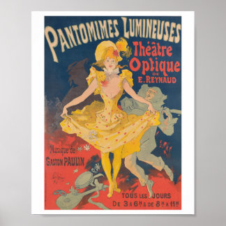Pantomimes Lumineuses Poster