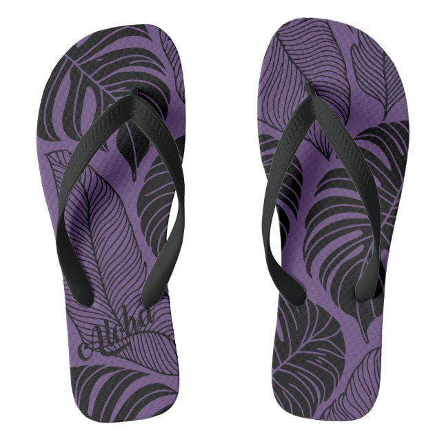 Pantoufles d'impression Aloha - tongs (Semelle)