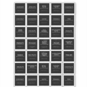 Pantry Labels Stickers