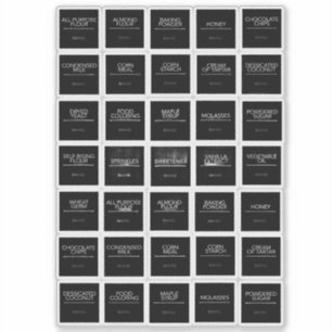Pantry Labels Stickers