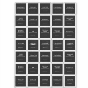 Pantry Labels Stickers