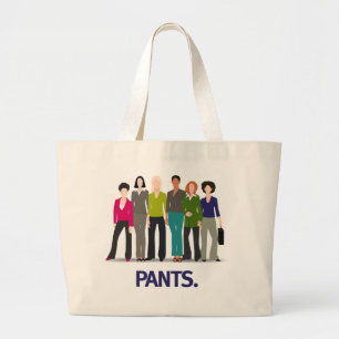 PANTS! LARGE TOTE BAG