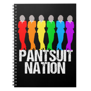 Pantsuit Nation Rainbow Women Notebook
