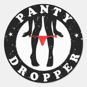 Panty Dropper Custom-Cut Vinyl Sticker