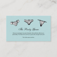 Panty Game Panties Please Insert Card