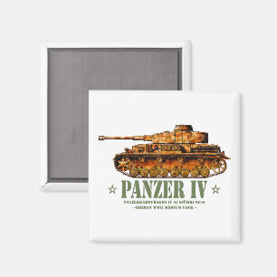 Panzer IV D World War Two German Medium Tank WWII Magnet