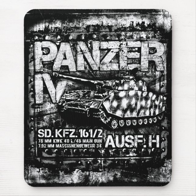 Panzer IV Mouse Pad (Front)