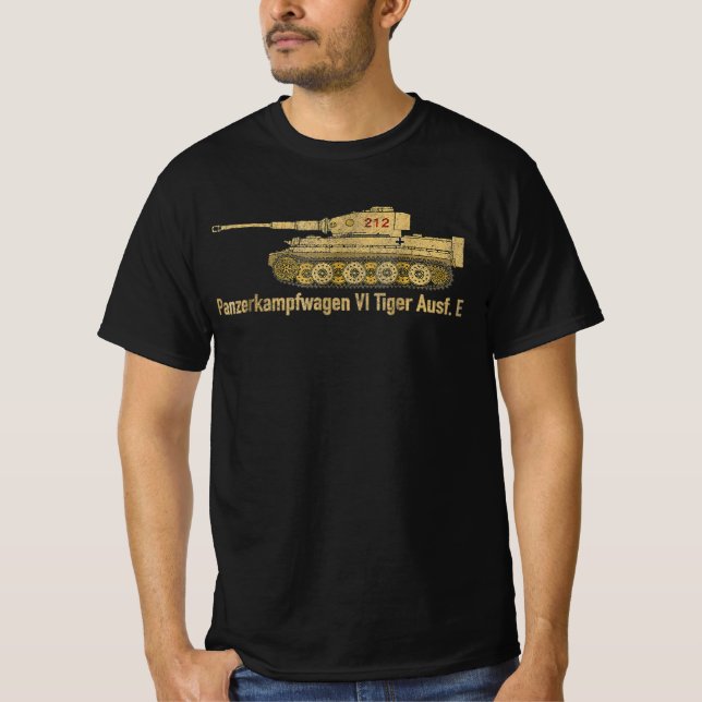 panzer vi tiger 1 german ww2 tank distressed (Front)
