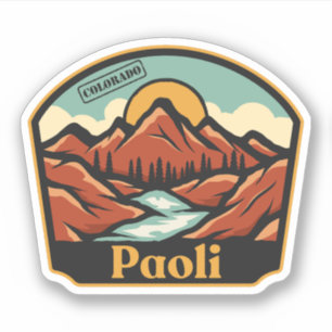 Paoli, Colorado Sticker