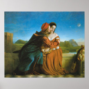 Paolo and Francesca, 1827 Poster