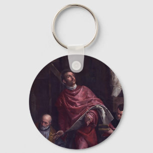 Paolo Veronese- Conversion of St Pantaleon Keychain