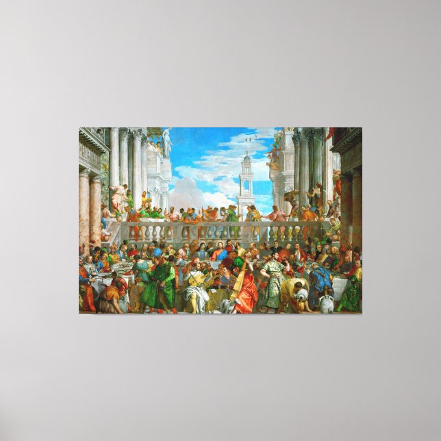 Paolo Veronese -  The Wedding at Cana Canvas Print (Front)